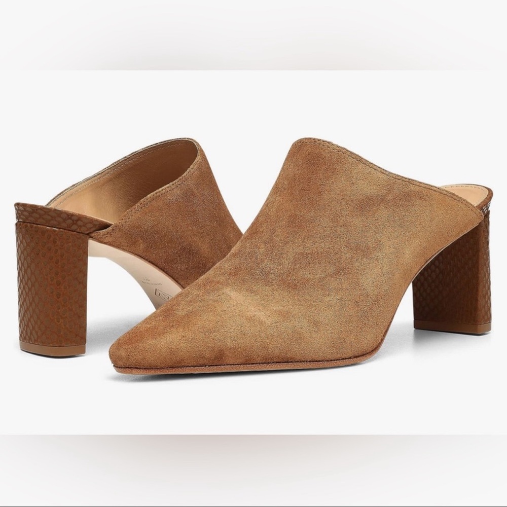 Donald Pliner Ollie Mule in saddle suede